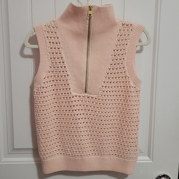Varley Pink Sleeveless Knit Top - Picture 5 of 10